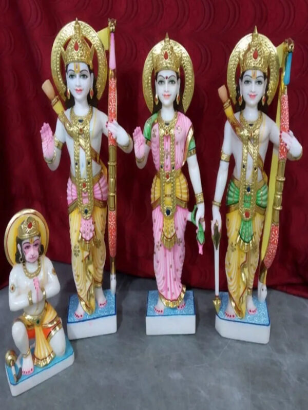 2 feet Ramdarbar Marble Statue murti