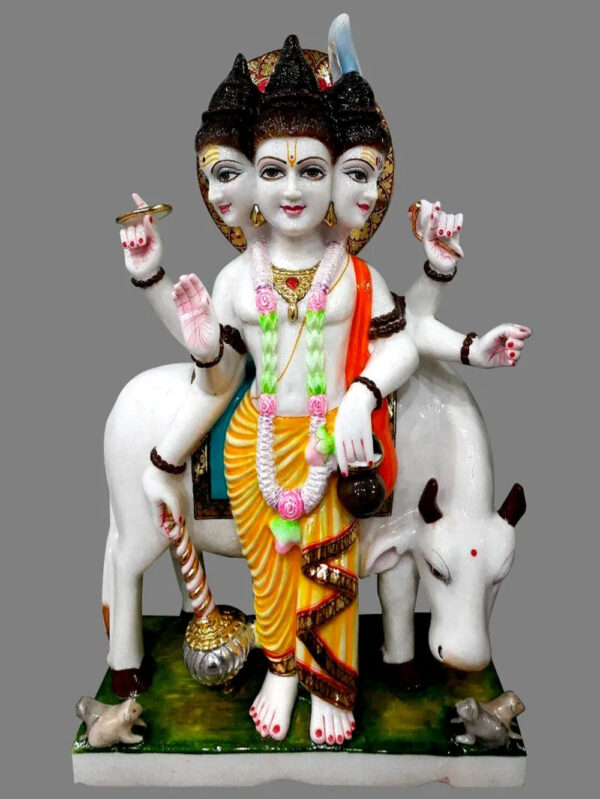 2 Feet Dutt Makrana Marble Murti