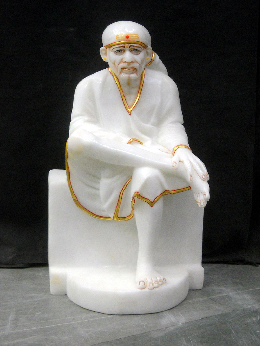 2 Feet Sai Baba Makrana Marble Murti 2 Feet Sai Baba Makrana Marble Murti