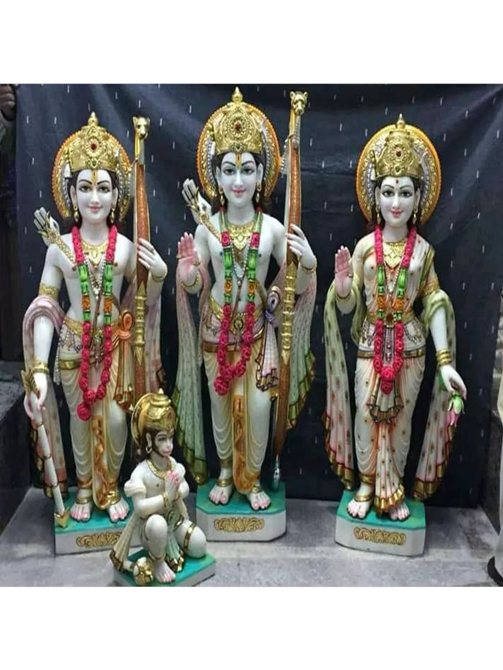 3 feet Ramdarbar Marble Statue 3 feet Ramdarbar Marble Statue